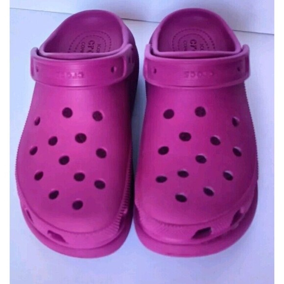 Crocs Shoes - Crocs Platform Crush Iconic Comfort Clog Shoes Size 8 Men's 10 Women Pink